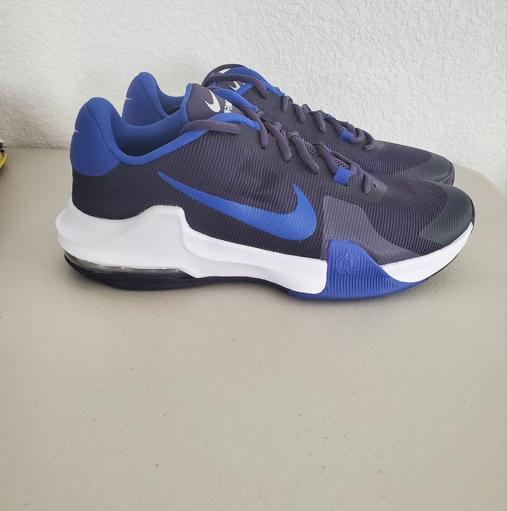 Men's Nike Air Max Impact 4 shoes Blue DM1124-006 Size 13